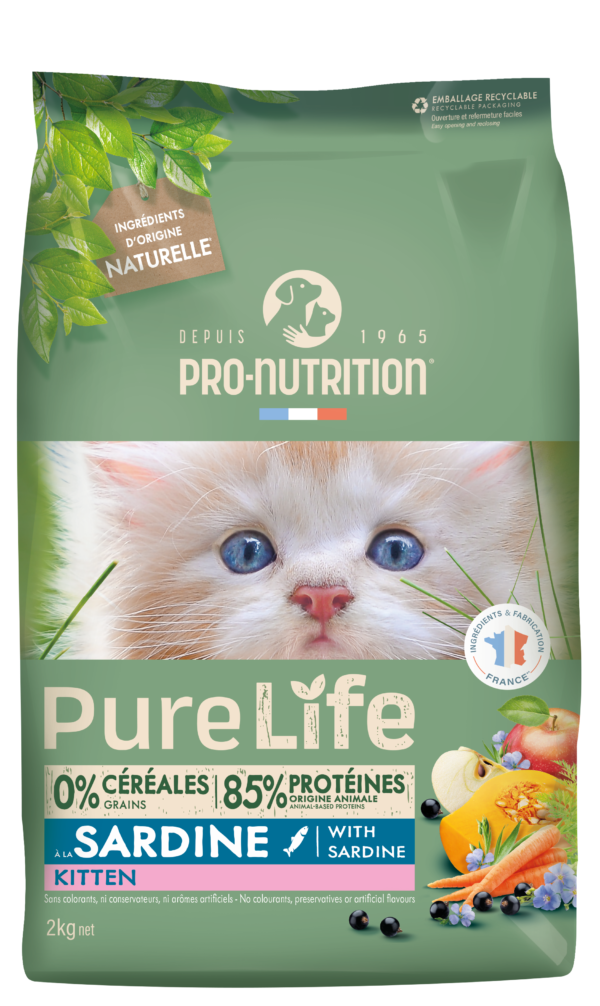 Pure Life Kitten with Sardine 2 Kg y 8 Kg