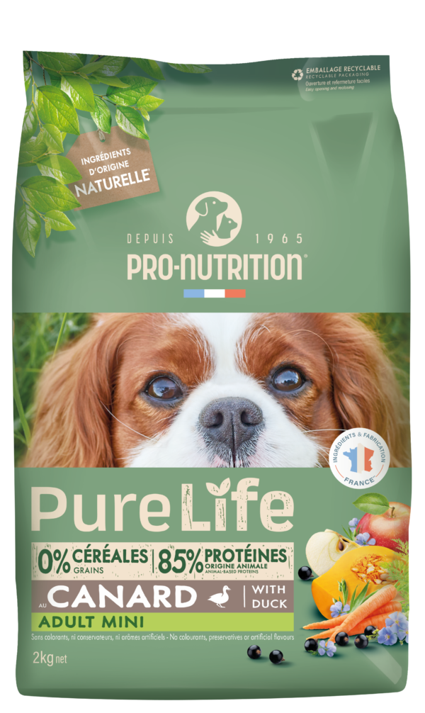 Pure life Adult Mini with Duck 2 Kg y 8 Kg