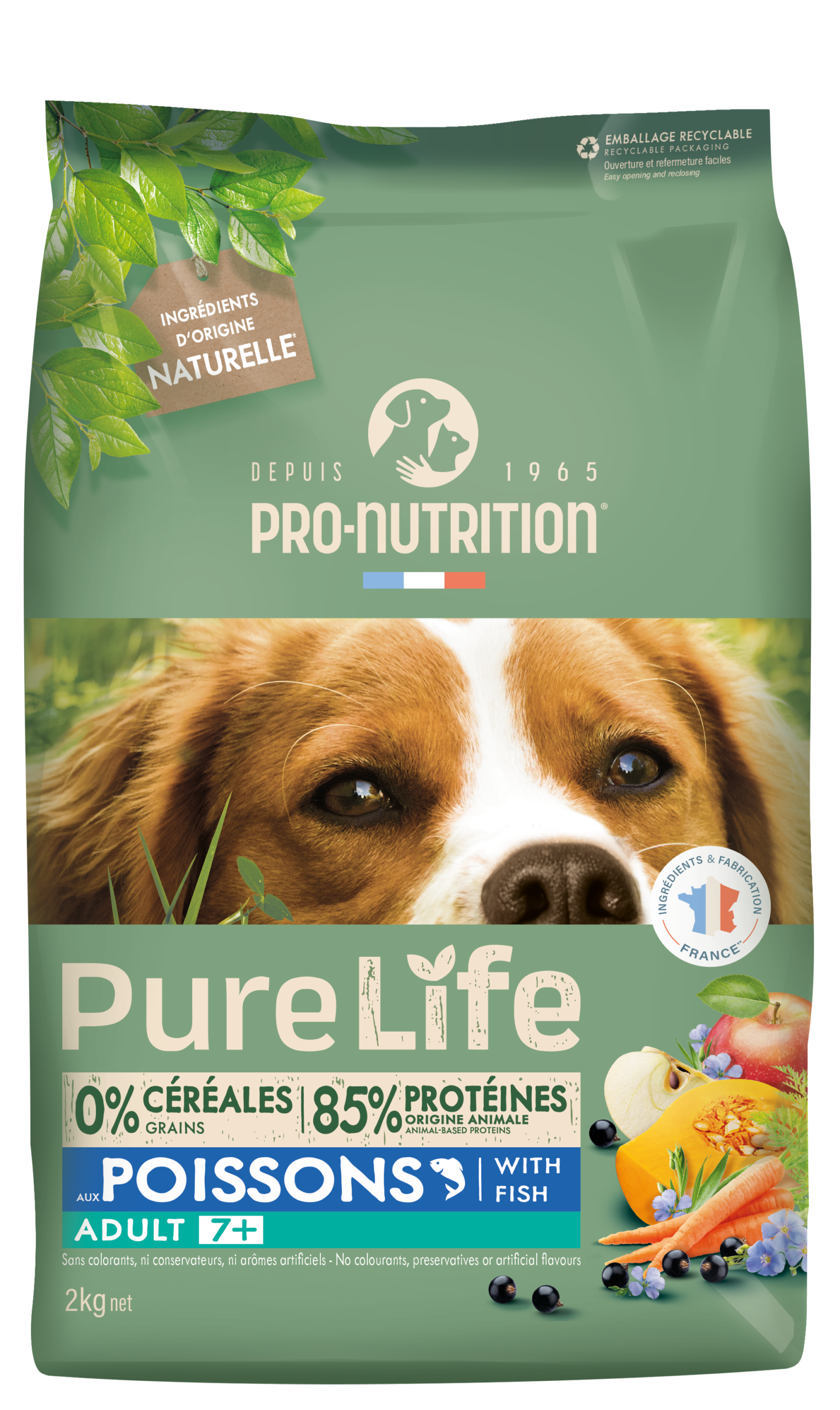 Pure Life Adult 7+ with Fish 2 Kg y 12 Kg