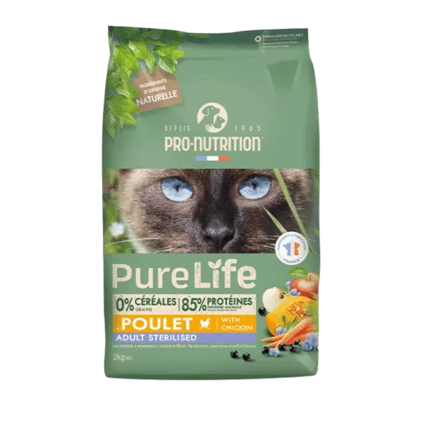 Pure Life Adult Sterilised with Chicken 2 Kg y 8 Kg